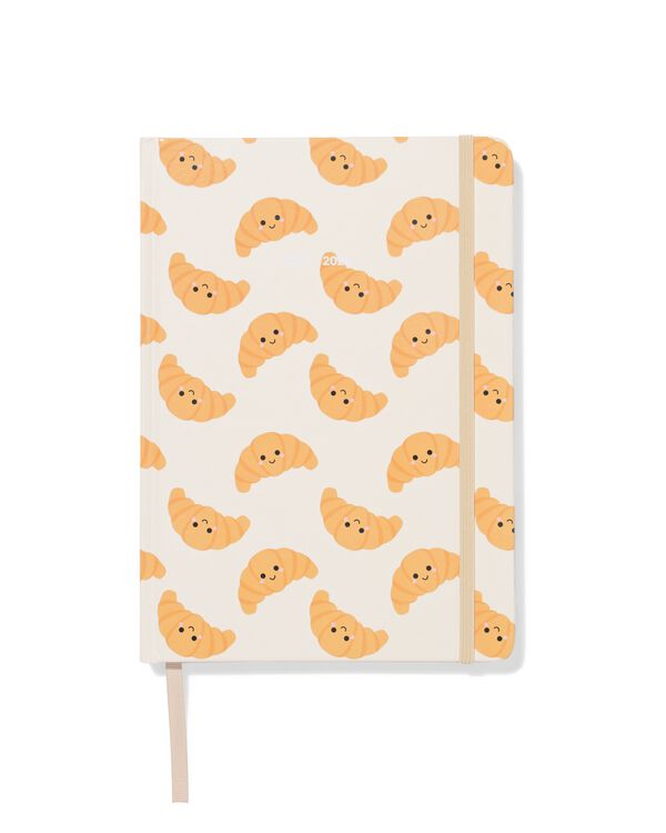 schoolagenda 25-26 21.5x15.3cm karton croissant - 14580192 - HEMA