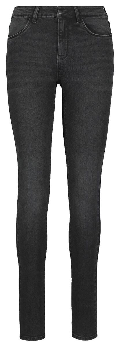 dames jeans - skinny fit zwart 46 - 36307538 - HEMA