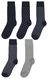 herensokken ruiten - 5 paar donkerblauw 39/42 - 4145661 - HEMA