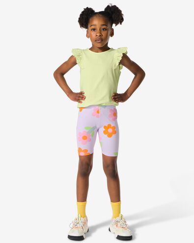 kinderleggings kort rib - 2 stuks paars paars - 30857214PURPLE - HEMA kinderleggings kort rib - 2 stuks paars paars - 30857214PURPLE - HEMA