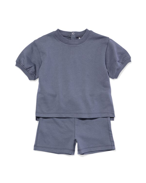 baby kleding sweatset grijs grijs - 33138470GREY - HEMA