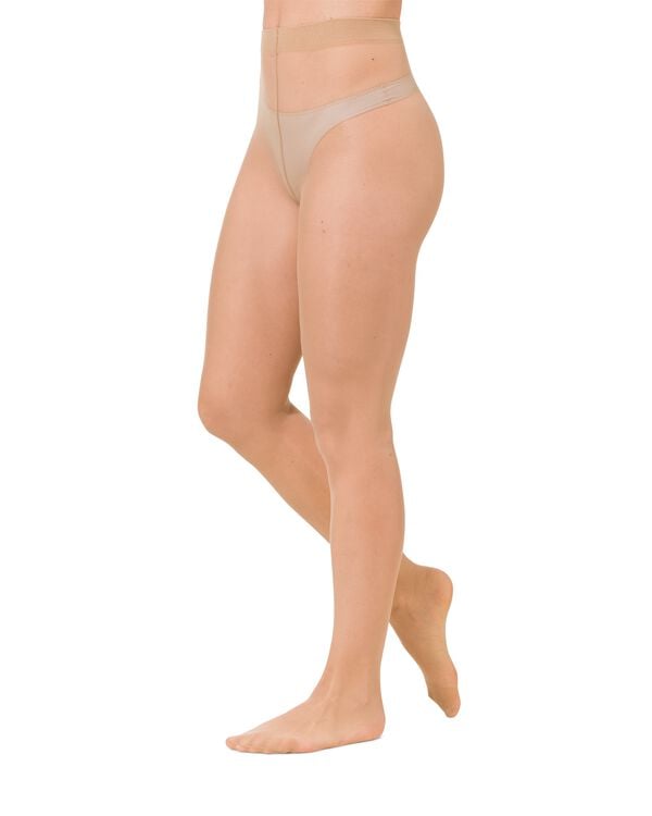 panty's mat halfdoorschijnend 20 denier - 4 stuks poeder poeder - 1000000744 - HEMA