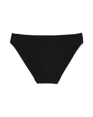 dames bikinibroekje middelhoge taille zwart XL - 22310575 - HEMA