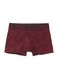 herenboxer kort rood rood - 1000009260 - HEMA