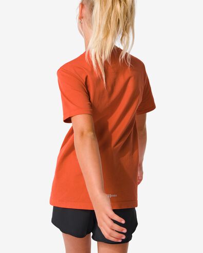 naadloos kinder sportshirt oranje oranje - 36090275ORANGE - HEMA