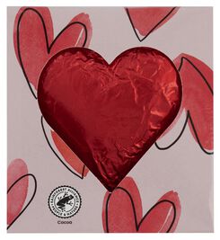 melkchocolade hart 40gram - 10050044 - HEMA