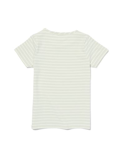 kinder t-shirt met strepen lichtgroen - 1000031128 - HEMA