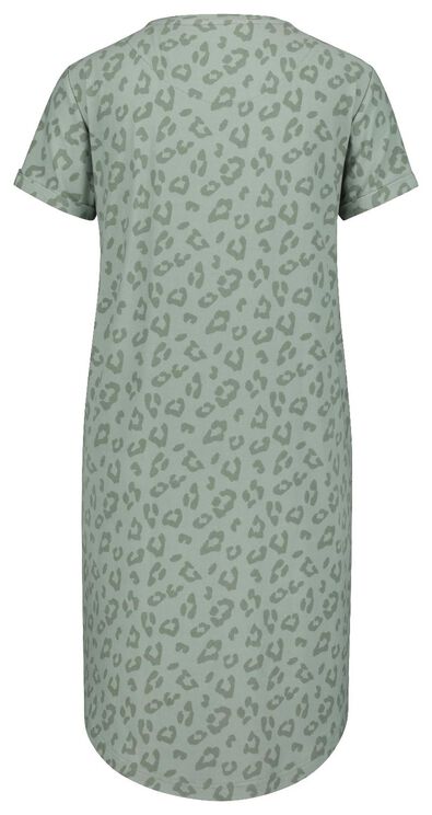 damesnachthemd micro groen - 1000020716 - HEMA
