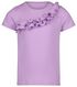 kinder t-shirt ruffle lila lila - 1000024697 - HEMA