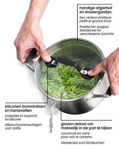 kookpan Ø18cm Milano kookpan 18 cm Milano - 80180051 - HEMA