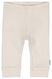newborn broek rib zand 68 - 33436434 - HEMA