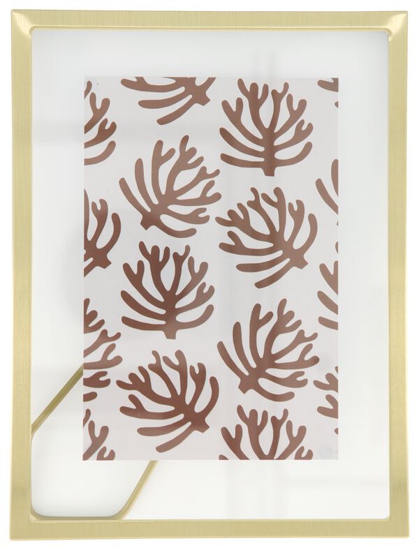 fotolijst 15x20cm goud metaal floating  - 13622017 - HEMA