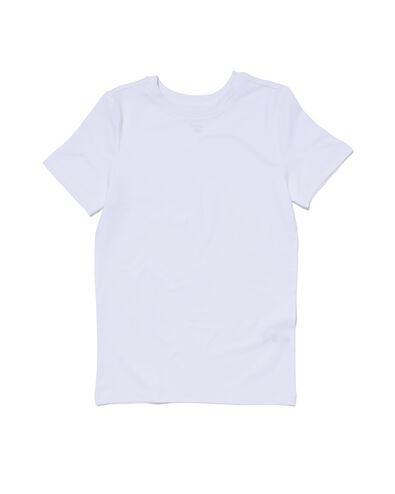 kinder t-shirt met bamboe wit - 1000014276 - HEMA