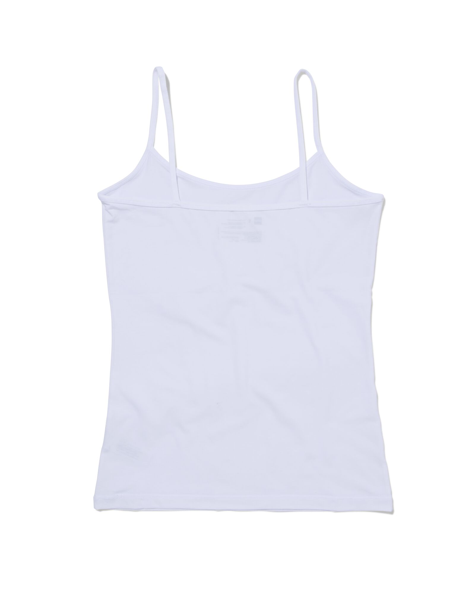 dames hemd zacht katoen wit S - 19613751 - HEMA