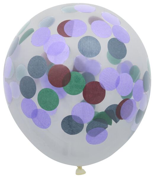 confetti ballonen 30cm - 6 stuks - 14200562 - HEMA