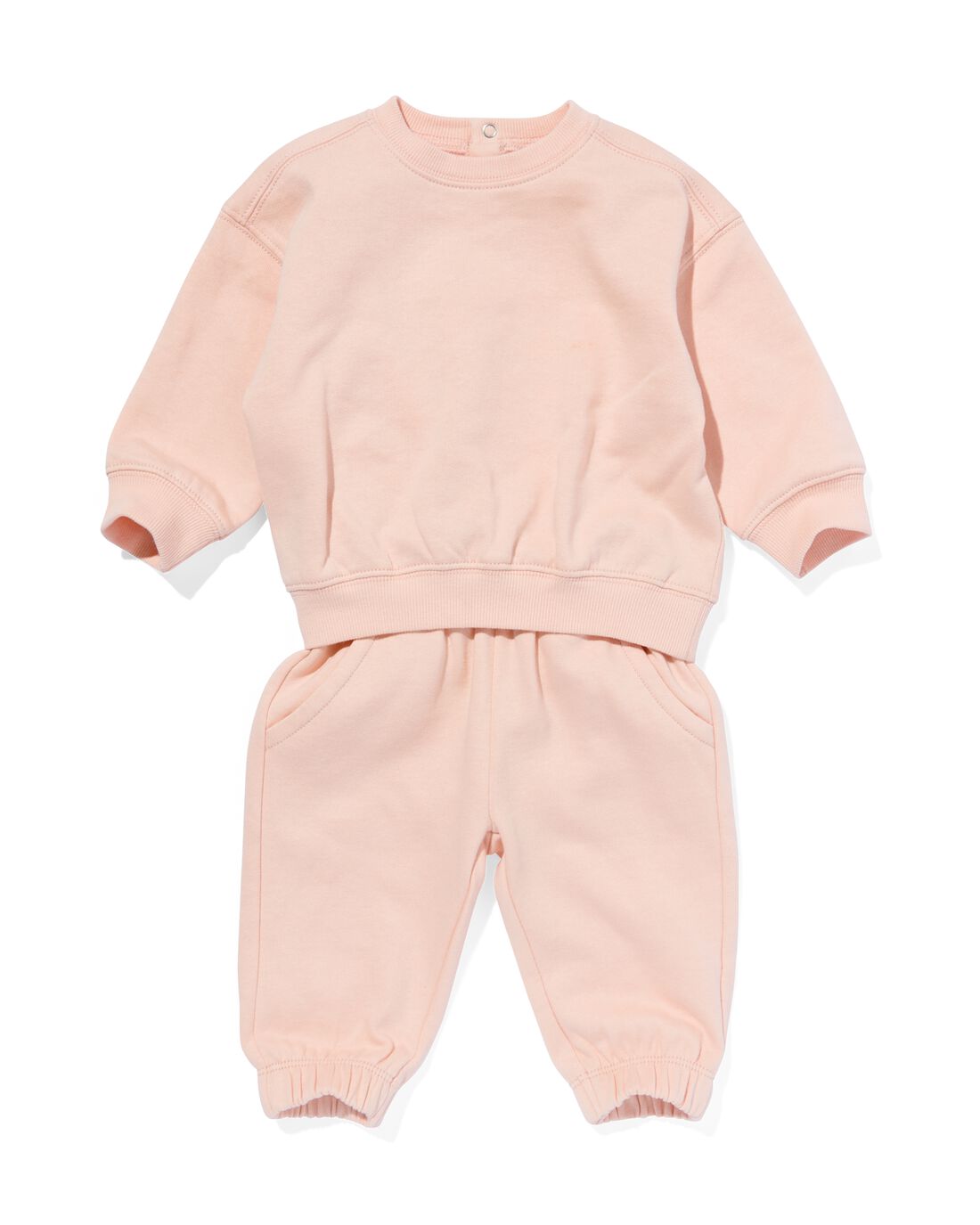 Image of baby kleding sweatset perzik