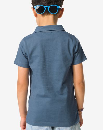 kinderpolo  donkerblauw donkerblauw - 30741240DARKBLUE - HEMA