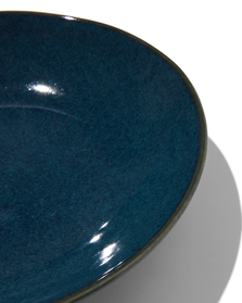 diep bord - 21 cm - Porto - reactief glazuur - donkerblauw - 9602218 - HEMA