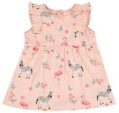 baby jurk flamingo roze roze - 1000027346 - HEMA
