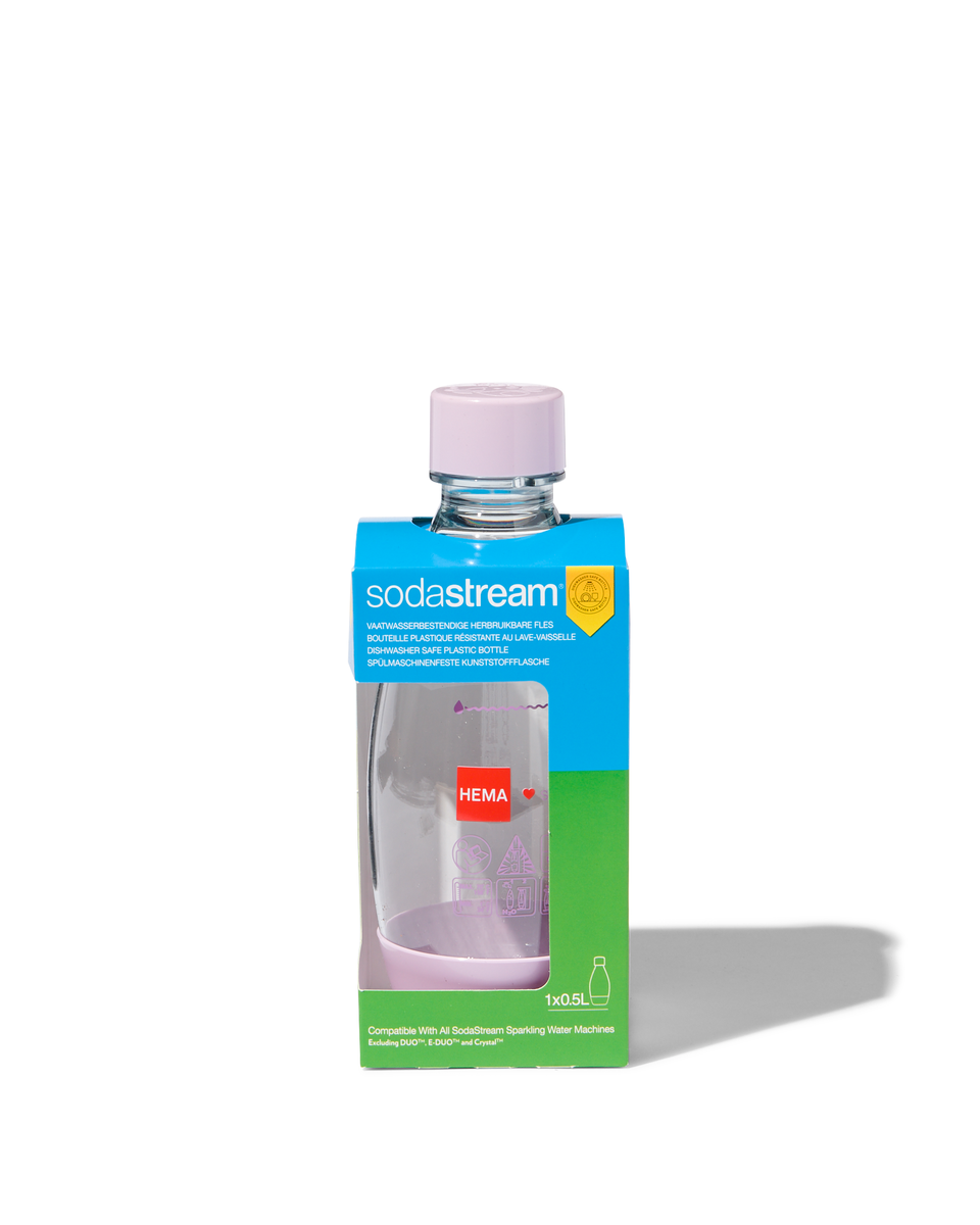 SodaStream kunststof fles lila 0.5L - 80405205 - HEMA