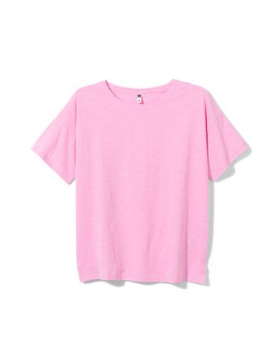 dames t-shirt Dori  roze XL - 36354874 - HEMA