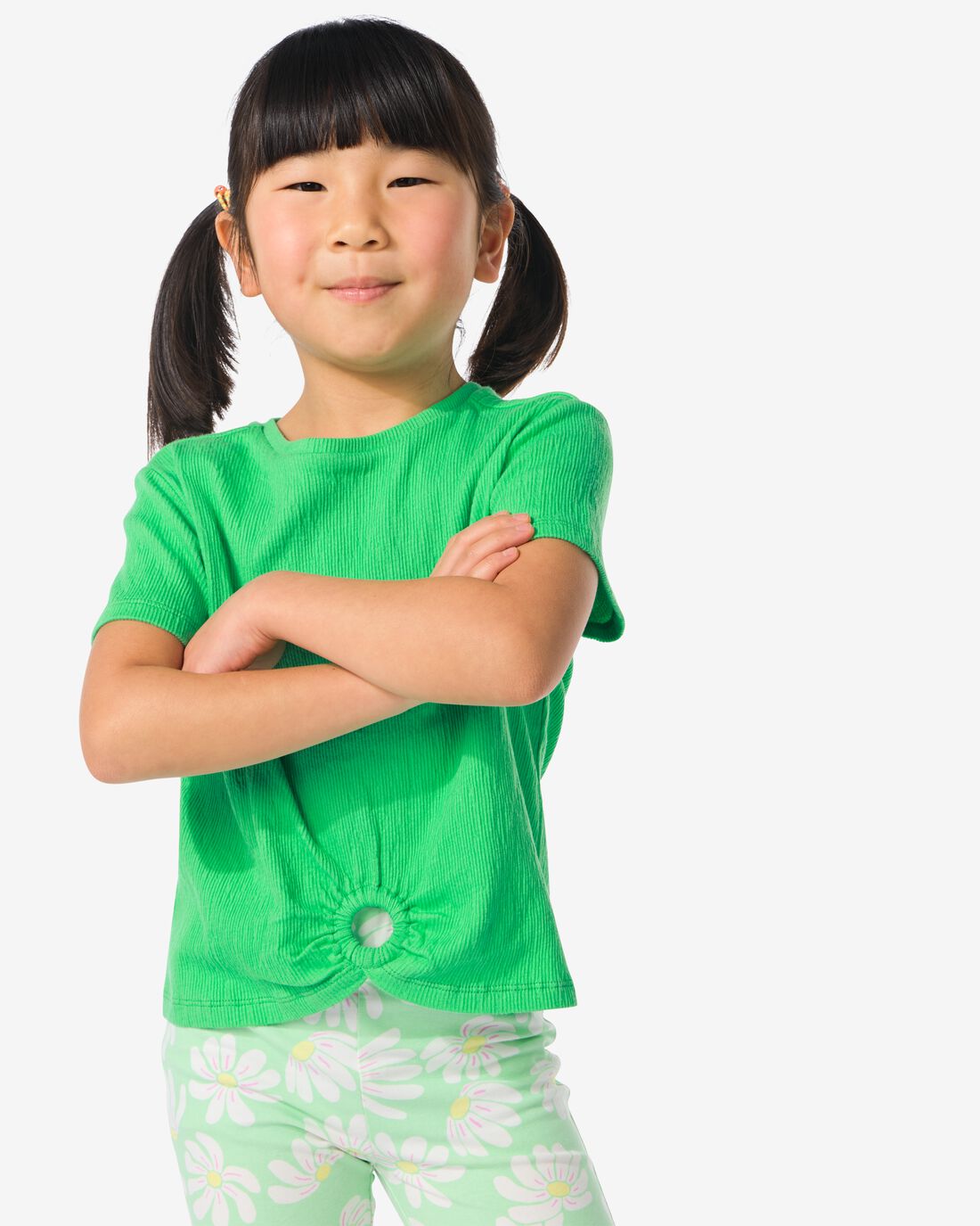 HEMA Kinder T-shirt Met Ring Groen (groen)