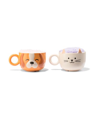 mok 500ml met fluffy sokken  - 61110416 - HEMA