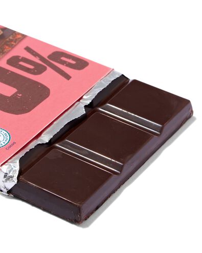 chocoladereep 70% puur rood fruit 90 gram - 10350041 - HEMA