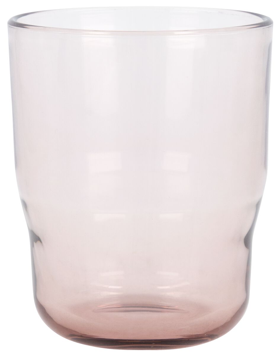 Pekkadillo titel calcium waterglas Bergen roze 270ml - HEMA