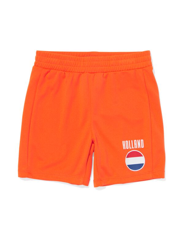 kinder korte sportbroek Nederland oranje oranje - 36030603ORANGE - HEMA