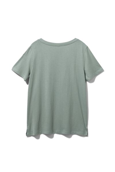 dames t-shirt Danila groen groen - 1000029604 - HEMA