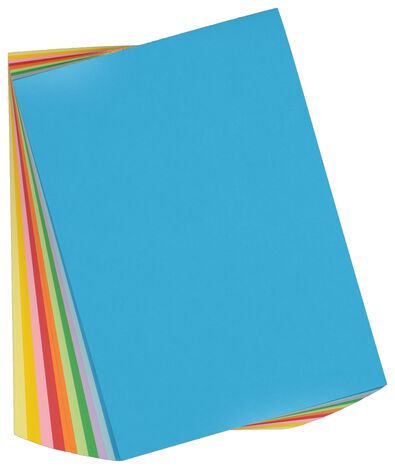 knutselblok A5 gekleurd papier - 15910203 - HEMA