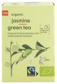 thee bio jasmijn groene thee 20 stuks - 17190003 - HEMA