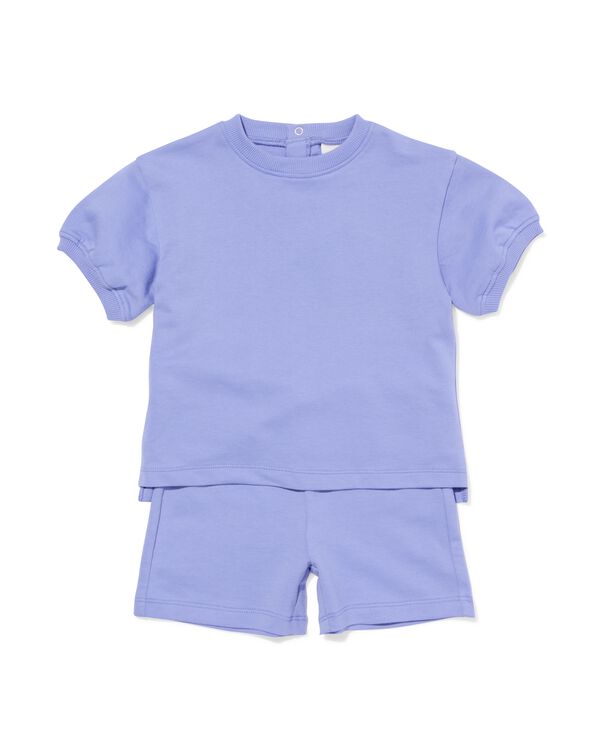 baby kleding sweatset  paars paars - 33139170PURPLE - HEMA
