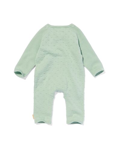 newborn jumpsuit gebreid groen groen - 33482310GREEN - HEMA