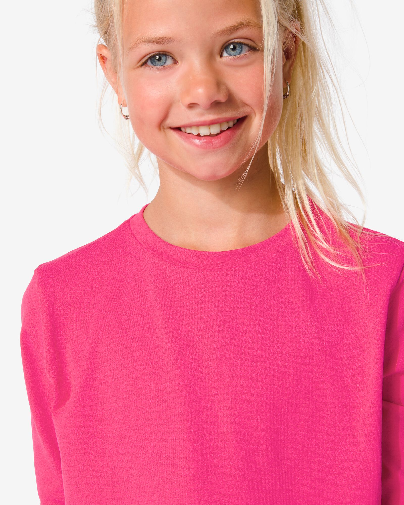 naadloos kinder sportshirt roze roze - 36090360PINK - HEMA
