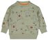 babysweater beren olijf - 1000022148 - HEMA