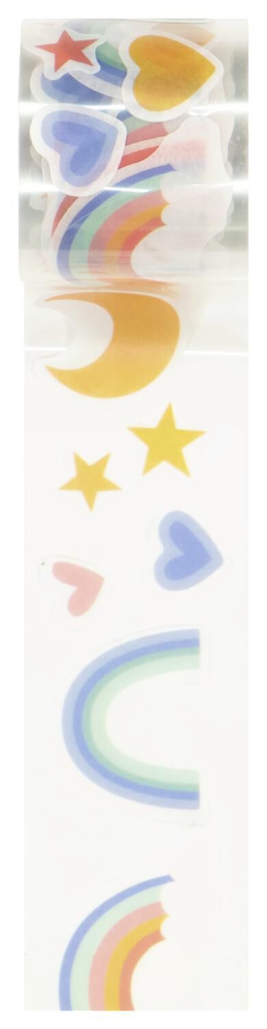 HEMA Washi Tape Stickers Regenboog