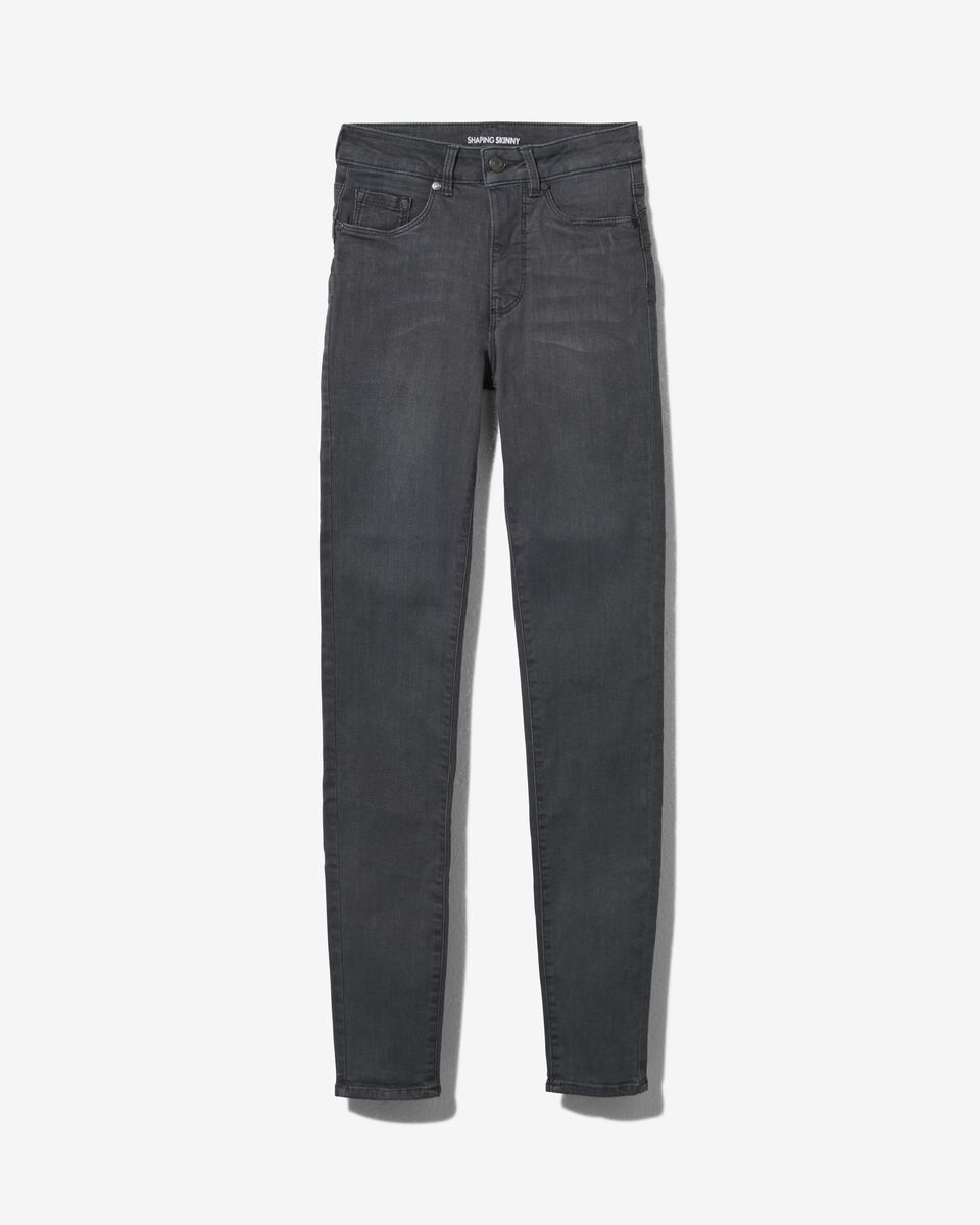 dames jeans - shaping skinny fit middengrijs 46 - 36337539 - HEMA