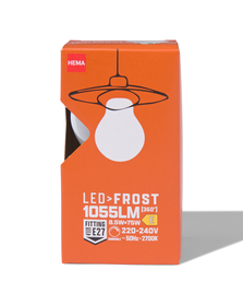 led peer glass frost E27 8.5W 1055lm dim - 20070083 - HEMA