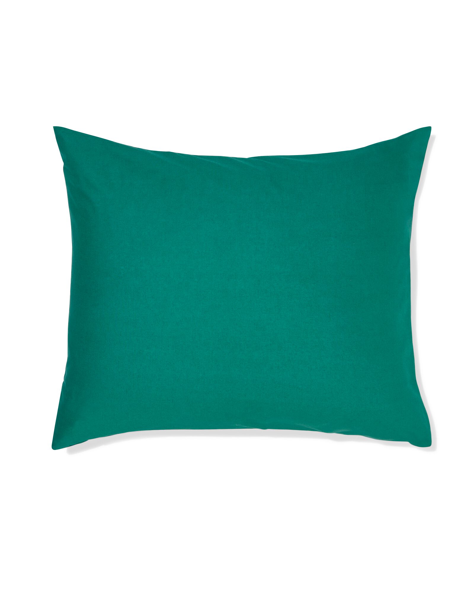 kussensloop 60x70cm zacht katoen middengroen - 5130025 - HEMA