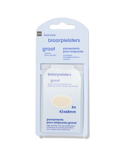 blaarpleisters groot - 6 stuks - 11901937 - HEMA
