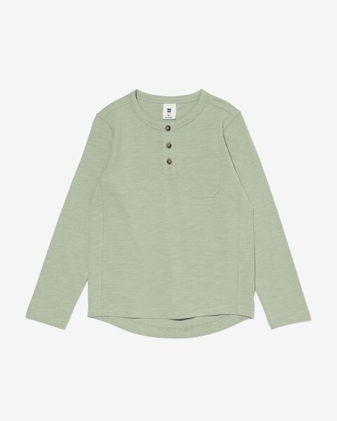 kinder shirt groen - 1000032192 - HEMA