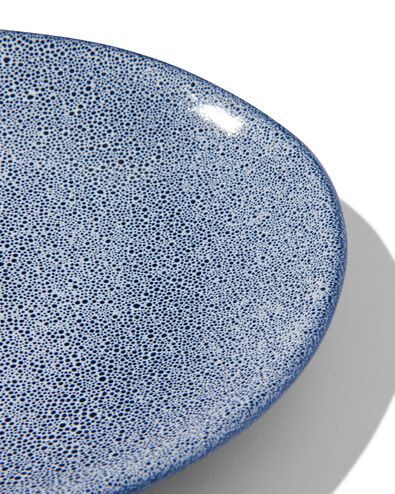 schaal 30cm Porto reactief glazuur wit/blauw - 9602259 - HEMA