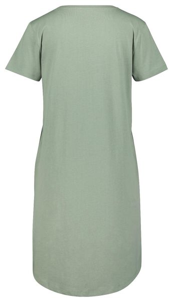 dames nachthemd Flair katoen groen S - 23400125 - HEMA