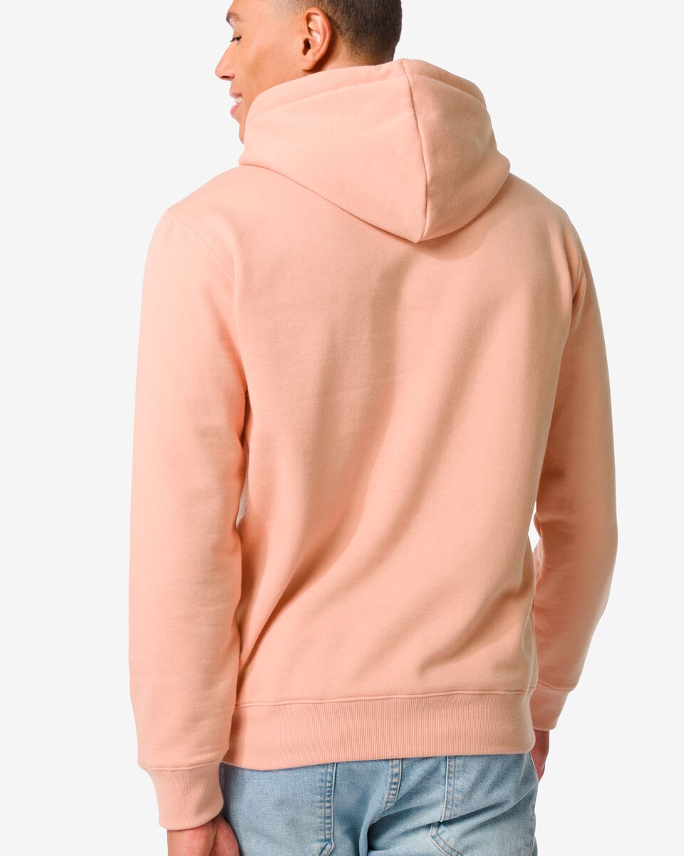 heren hoodie  roze roze - 2110220PINK - HEMA