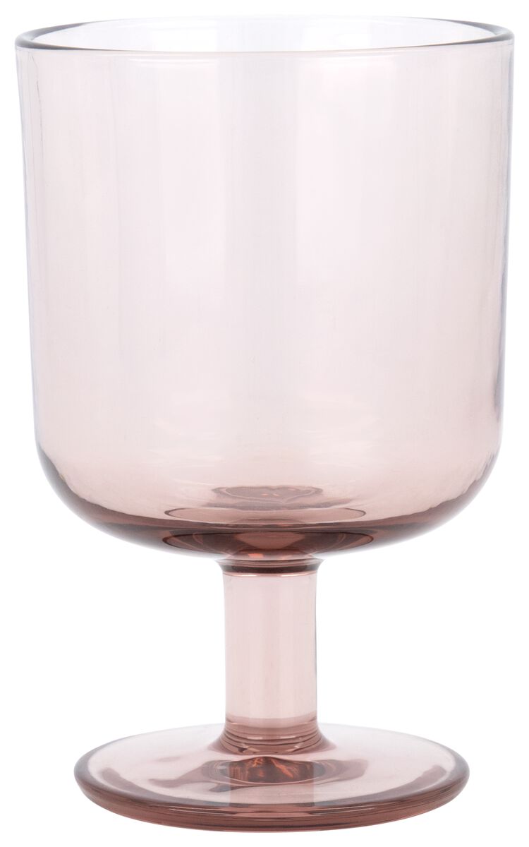 straal ik heb nodig onwetendheid wijnglas Bergen roze 250ml - HEMA