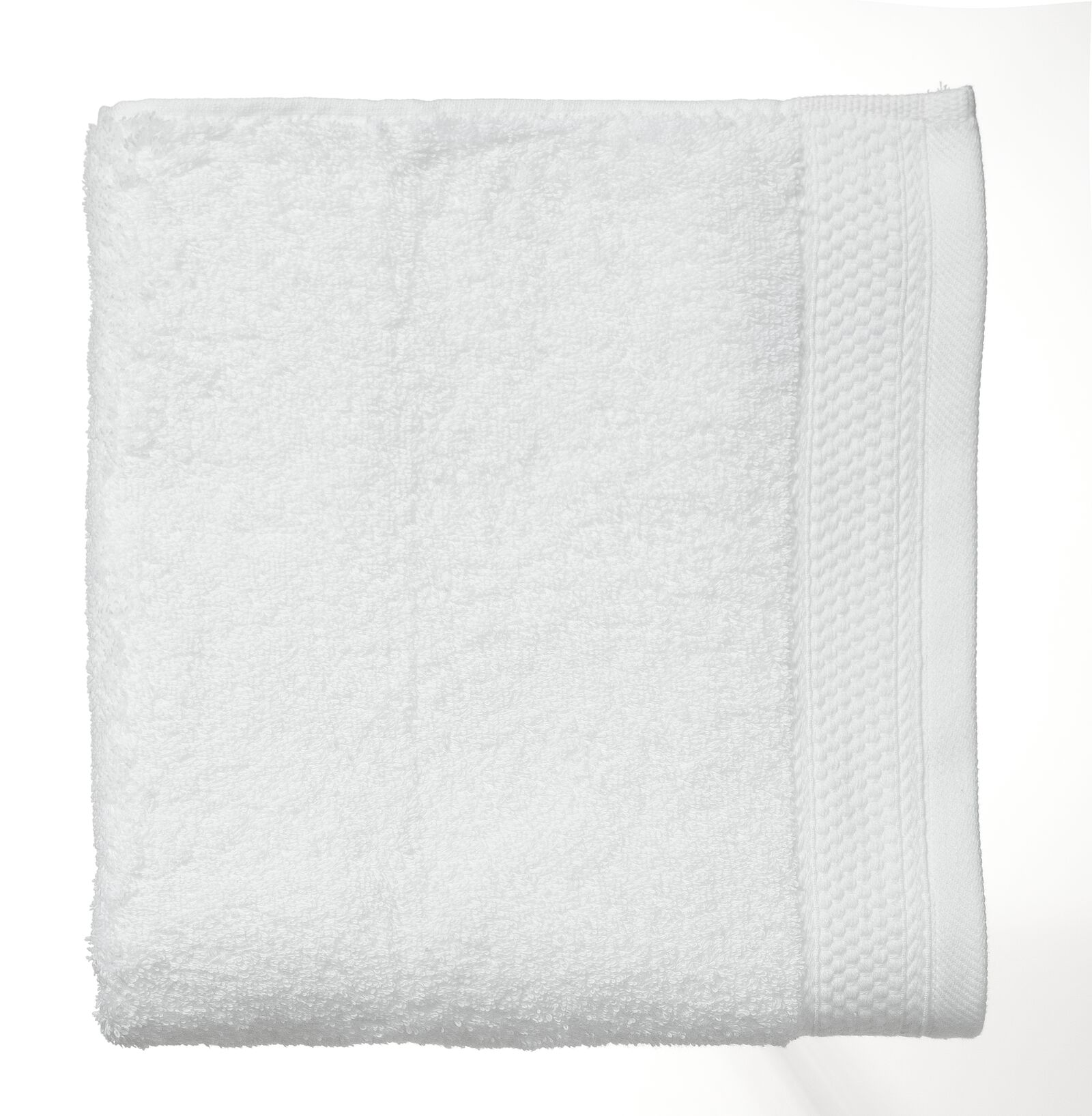 handdoek - 60 x 110 cm - hotelkwaliteit - wit - 5216010 - HEMA