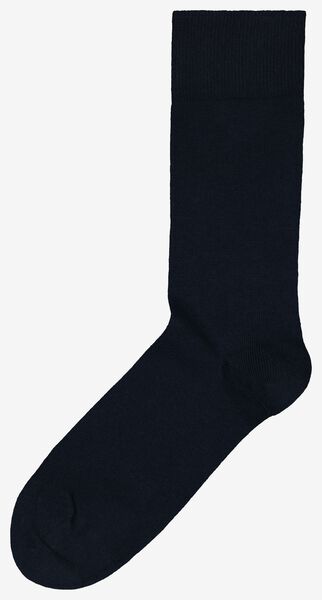 heren sokken biologisch katoen - 2 paar blauw blauw - 1000029250 - HEMA