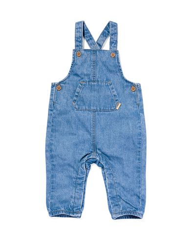 newborn tuinbroek denim denim - 33412420DENIM - HEMA